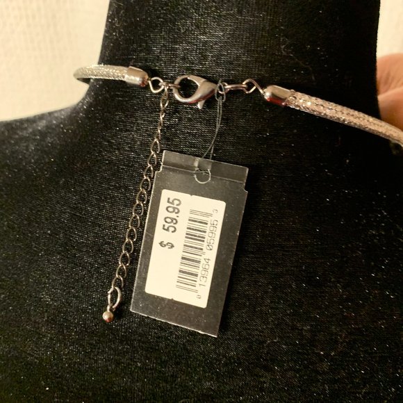 Elegant Rhinestone Choker Necklace by Ballet - Picture 5 of 7